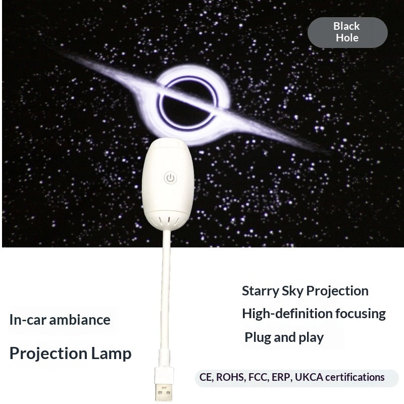 La Voie lactée montée sur voiture USB Starry Sky Atmosphere Light