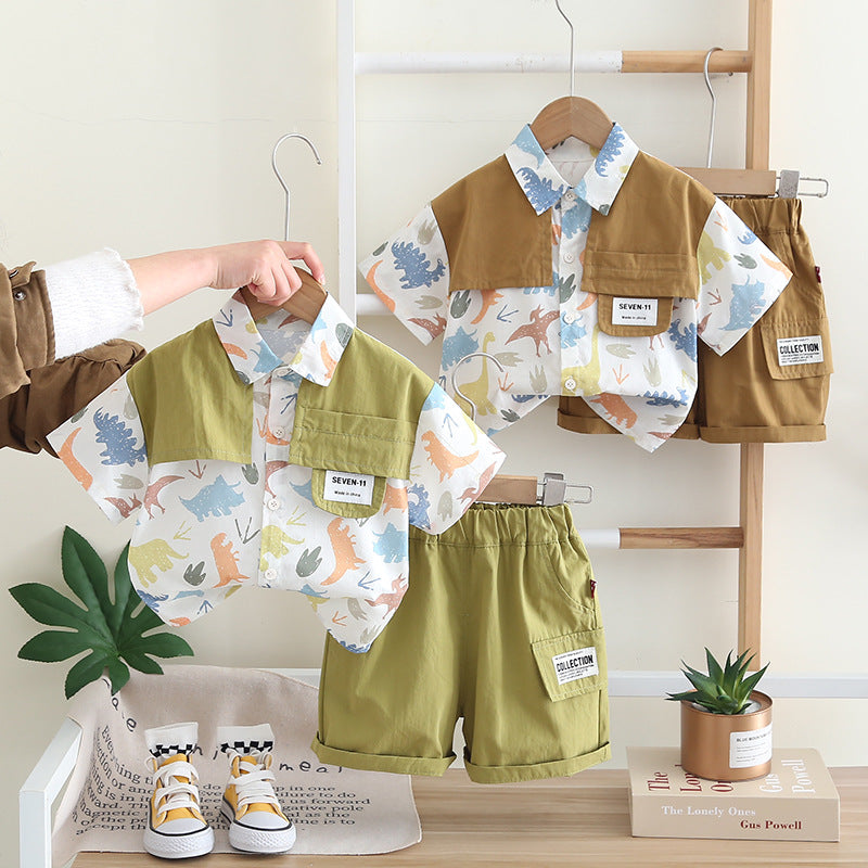 Chemise à manches courtes pour garçons