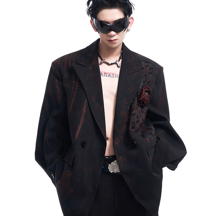 Veste de doodle fait main homme automne et nuit d'hiver Show haute qualité