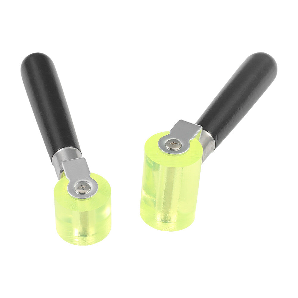 2PCS Car Sound Deadening Roller Fond d'écran Roller outil de joint en caoutchouc Roller