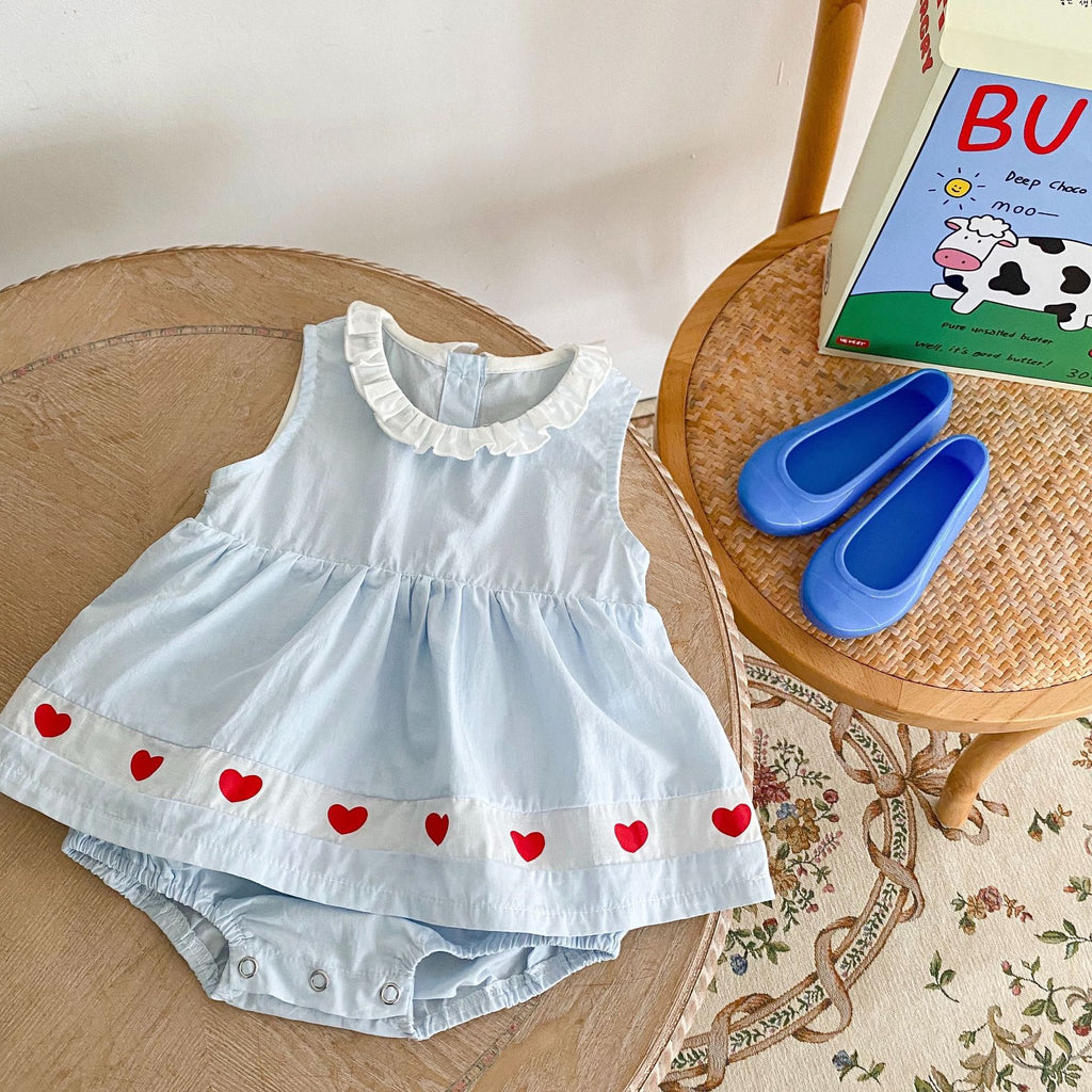 Cotton pour enfants Pitching Love combinaison de saut respirante