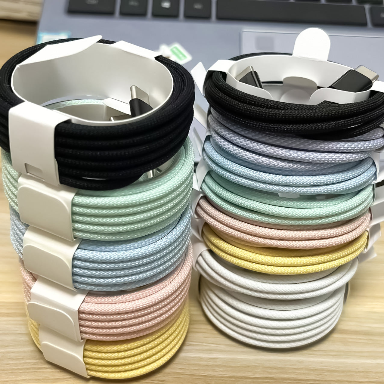 Câble de données charge rapide ligne Macaron
