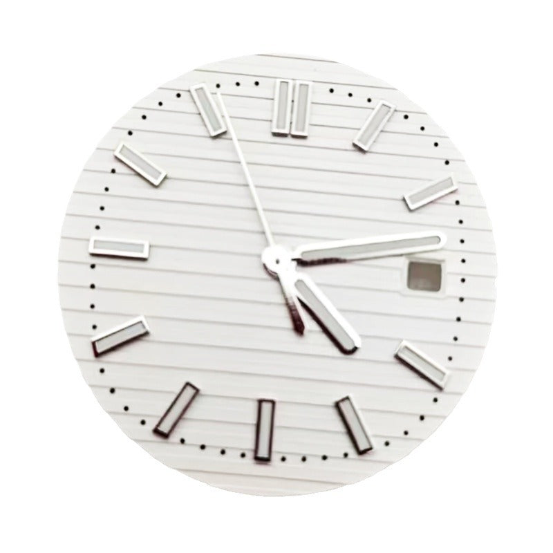 30 5mm solaire bande d'ongle vert montre lumineux cadran plaque