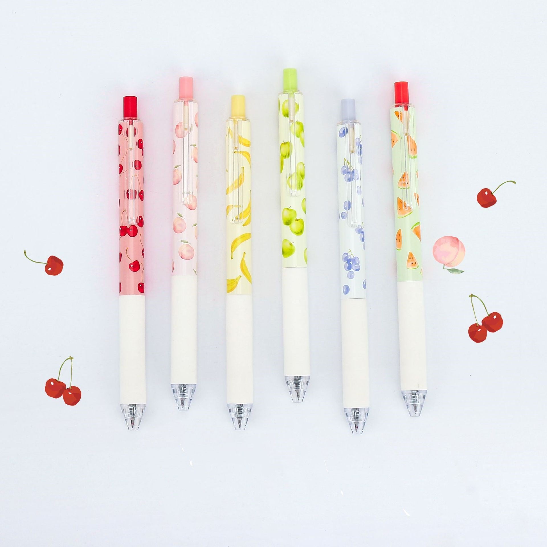 Stylo unisexe sous pression parfumé de fruit créatif