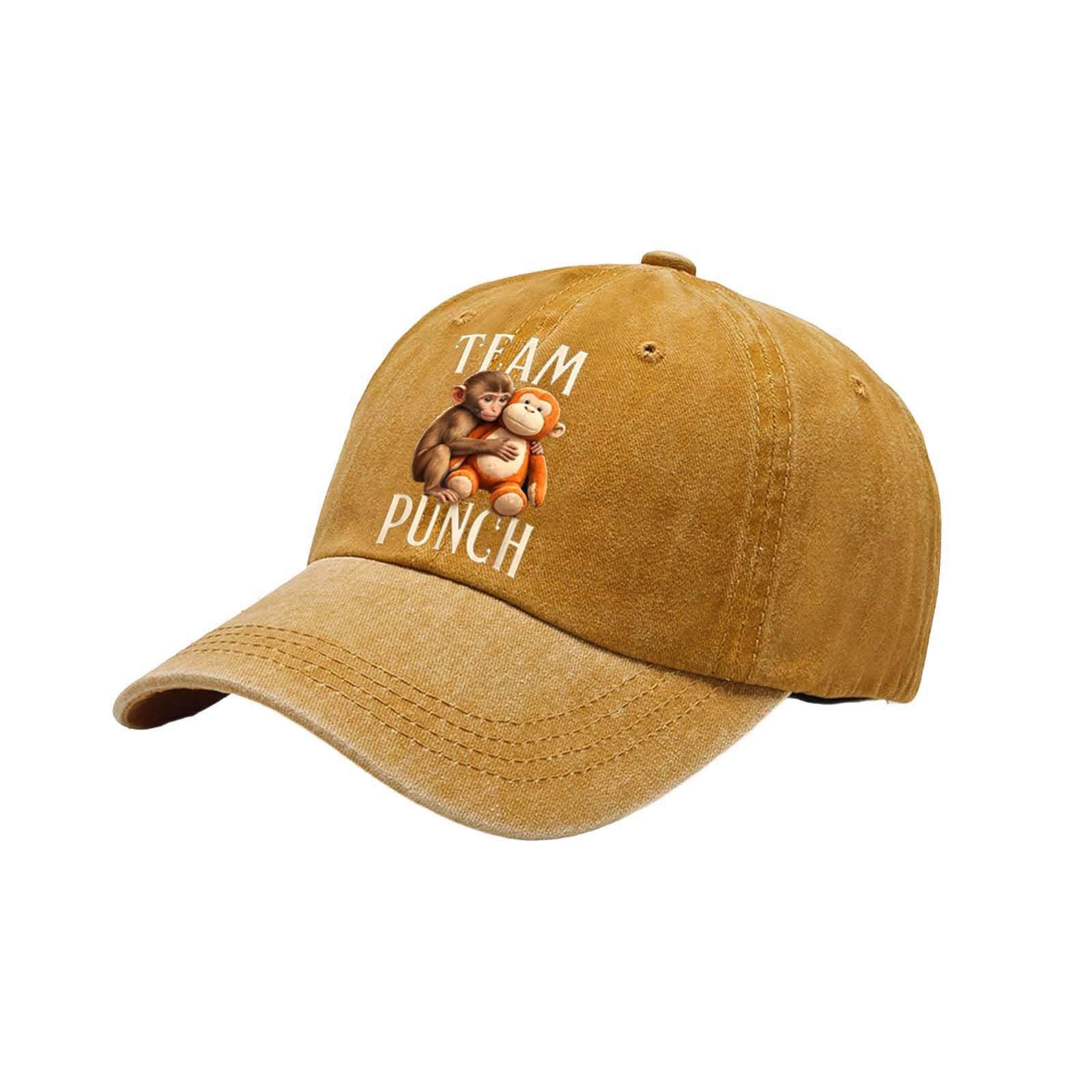 Bouchon de baseball vintage lavé de couleur solide