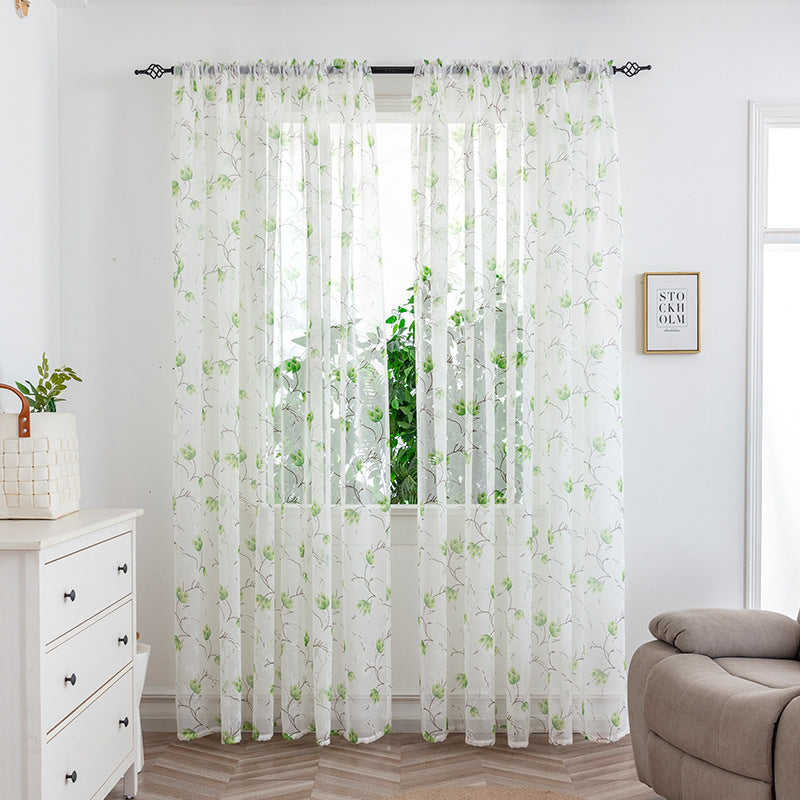 Mesh Rideaux Chambre Light Transmission Rideau décoratif