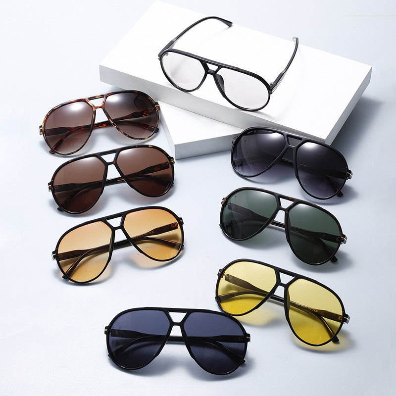 Lunettes de soleil à double pont extra-large