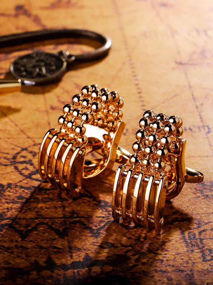 Boutons de manchette haut de gamme pour hommes