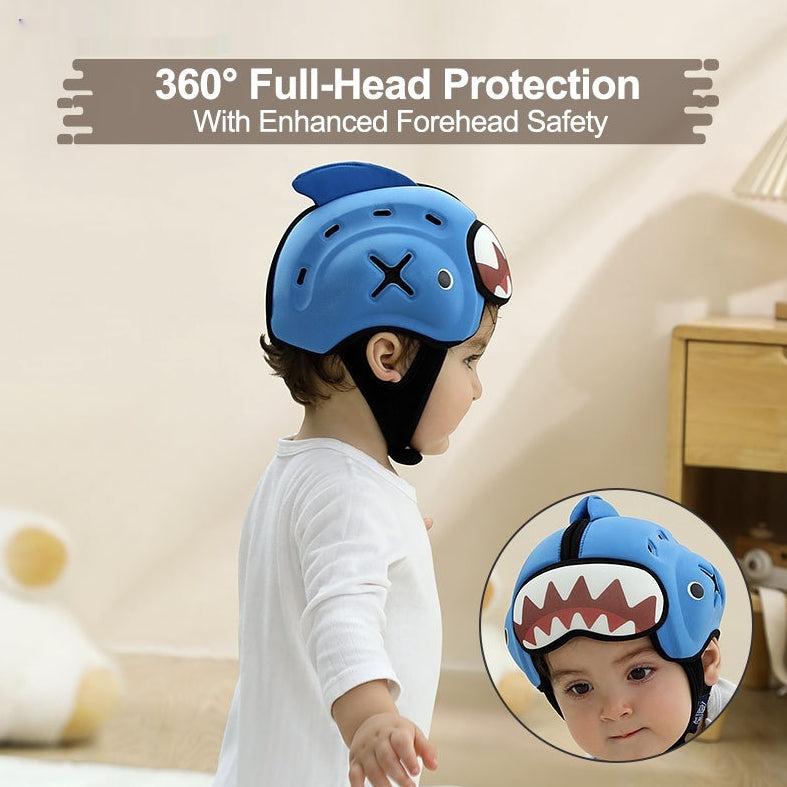 Casque bébé avec anti-automne réglable et anti-collision