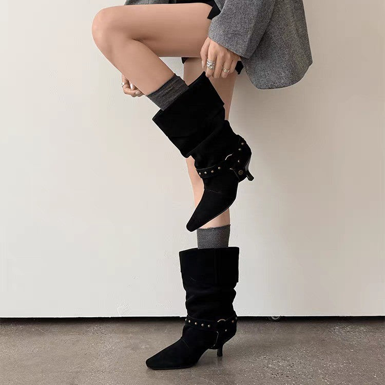 Bottes courtes vintage pour femmes