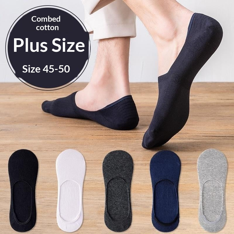 Chaussettes en coton à faible coupe, minces et non glissantes