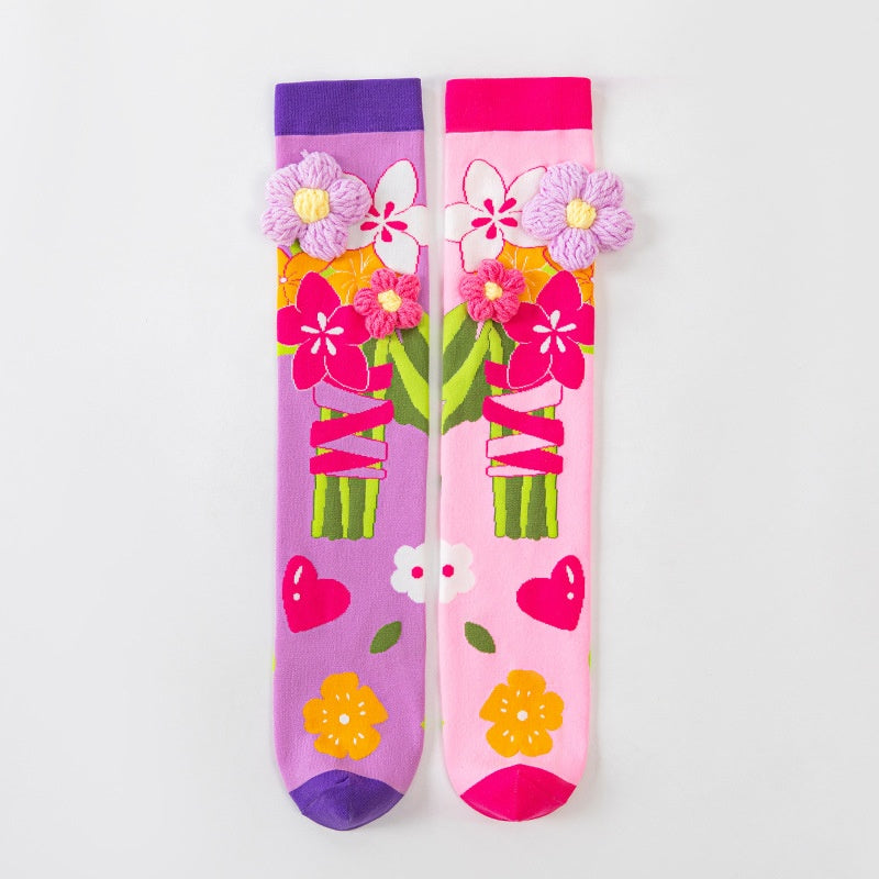 Accessoires pour enfants 3D Cute Cartoon Ear conçu chaussons longs