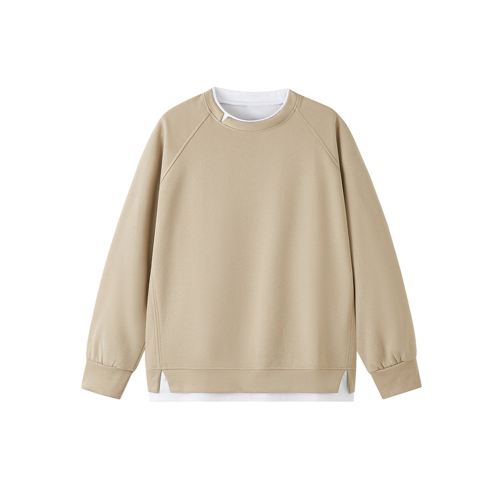 Pull-over en col d'équipage pour femmes