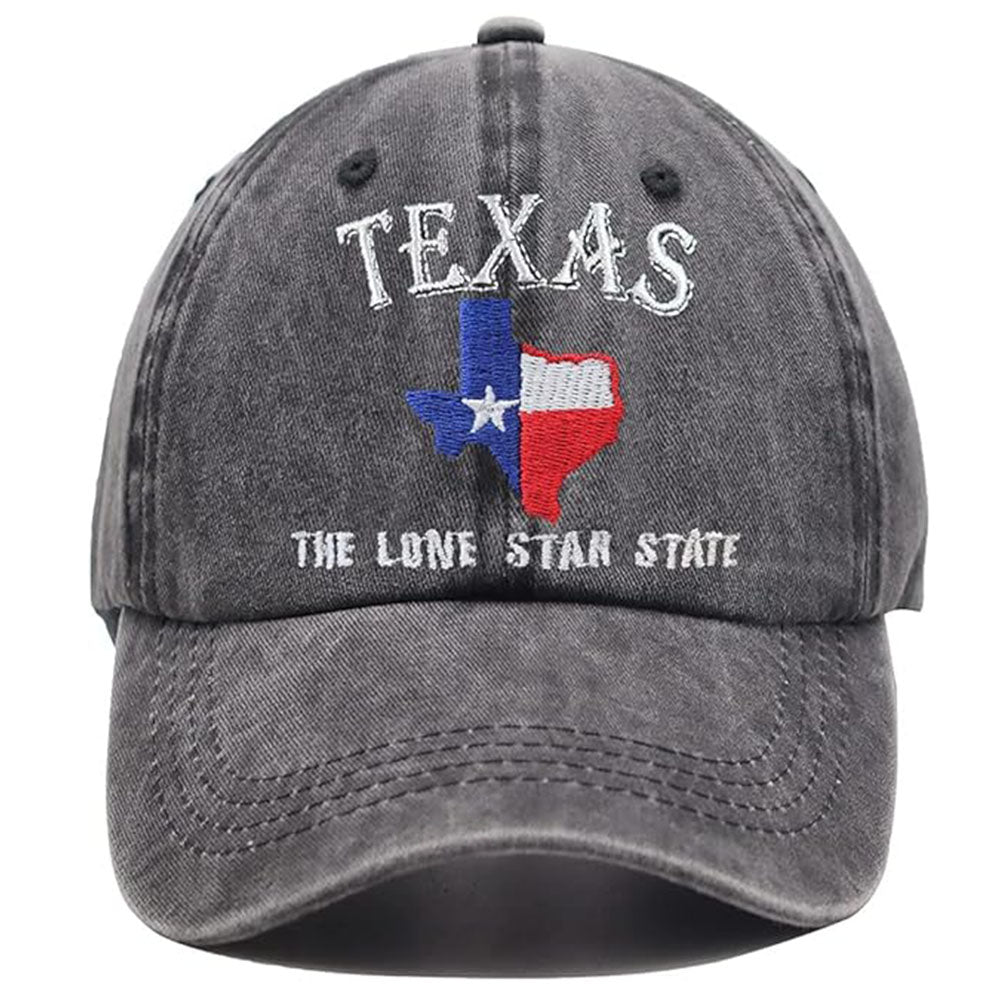 2pcs Texas La casquette de baseball brodée de l'État Lone Star - FC Dallas Coupe du monde Fan de football H
