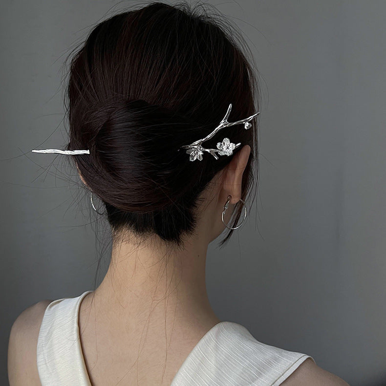 Plum Blossom Metal Hairpin Chinese Flower Special-interest Design Hair Accessoires