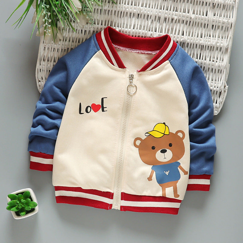 Veste de baseball coréenne Grizzly Bear pour enfants
