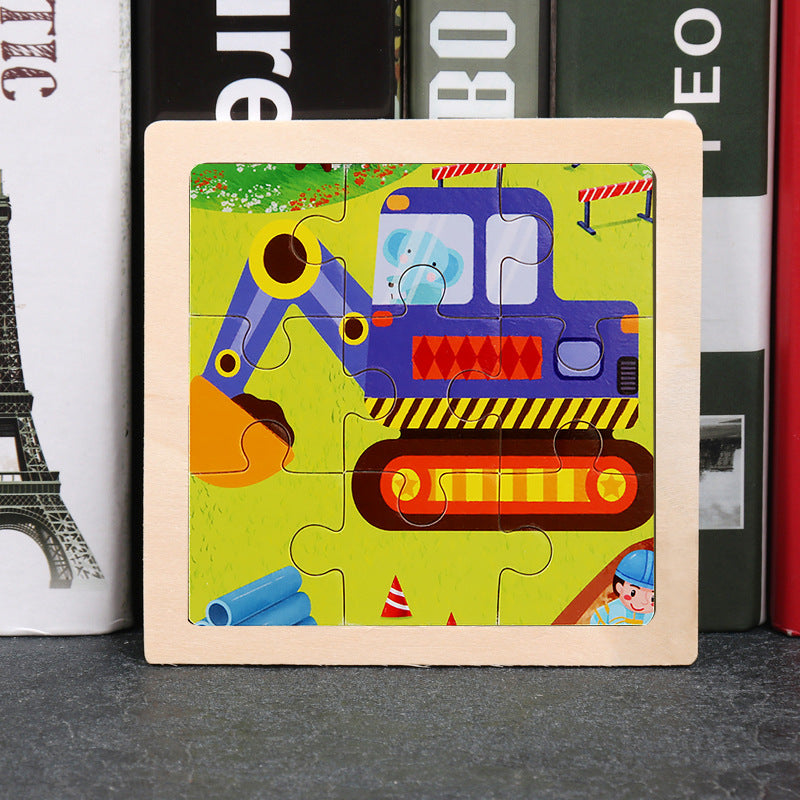 Puzzle en bois pour l'éducation des jeunes enfants