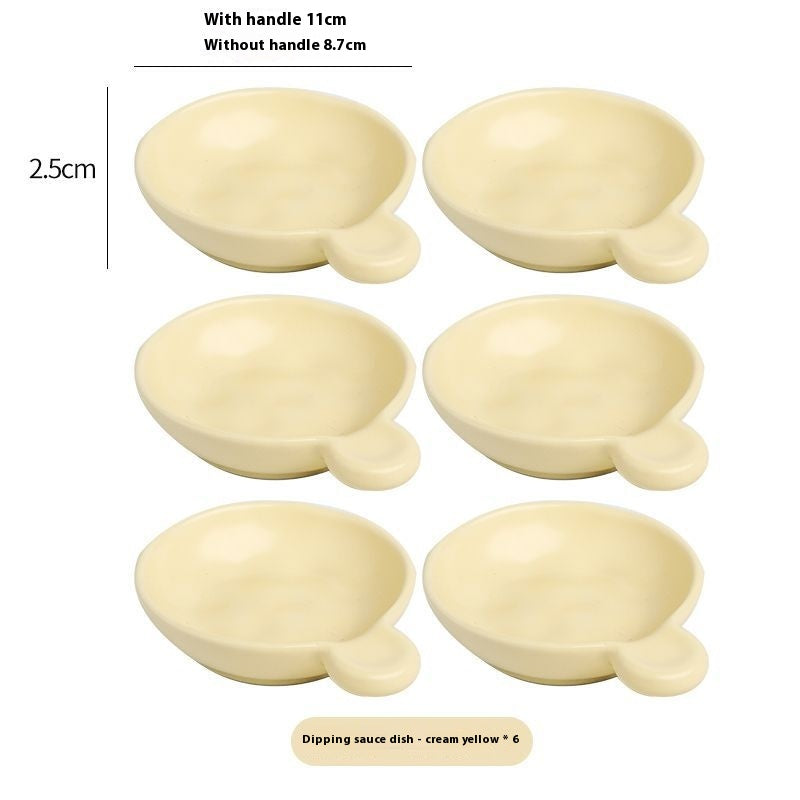 Disque de stockage Costume latéral Sauce de soja Sauce Vinegar Dish
