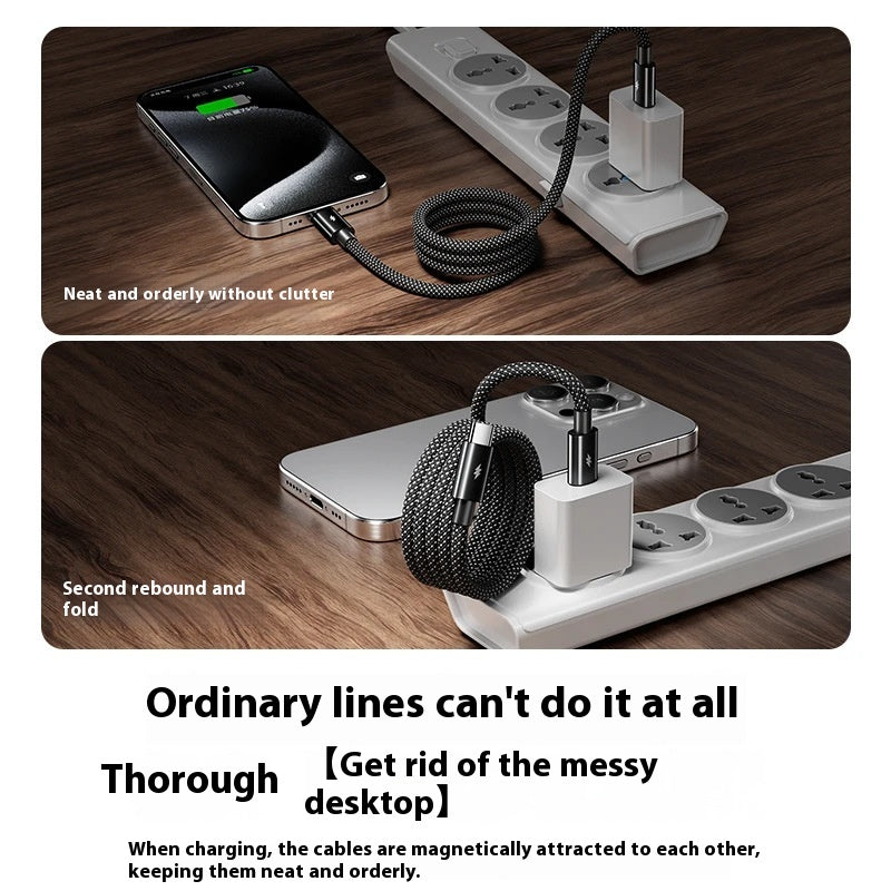 Magnetic Fast Charging Type-C Data Cable