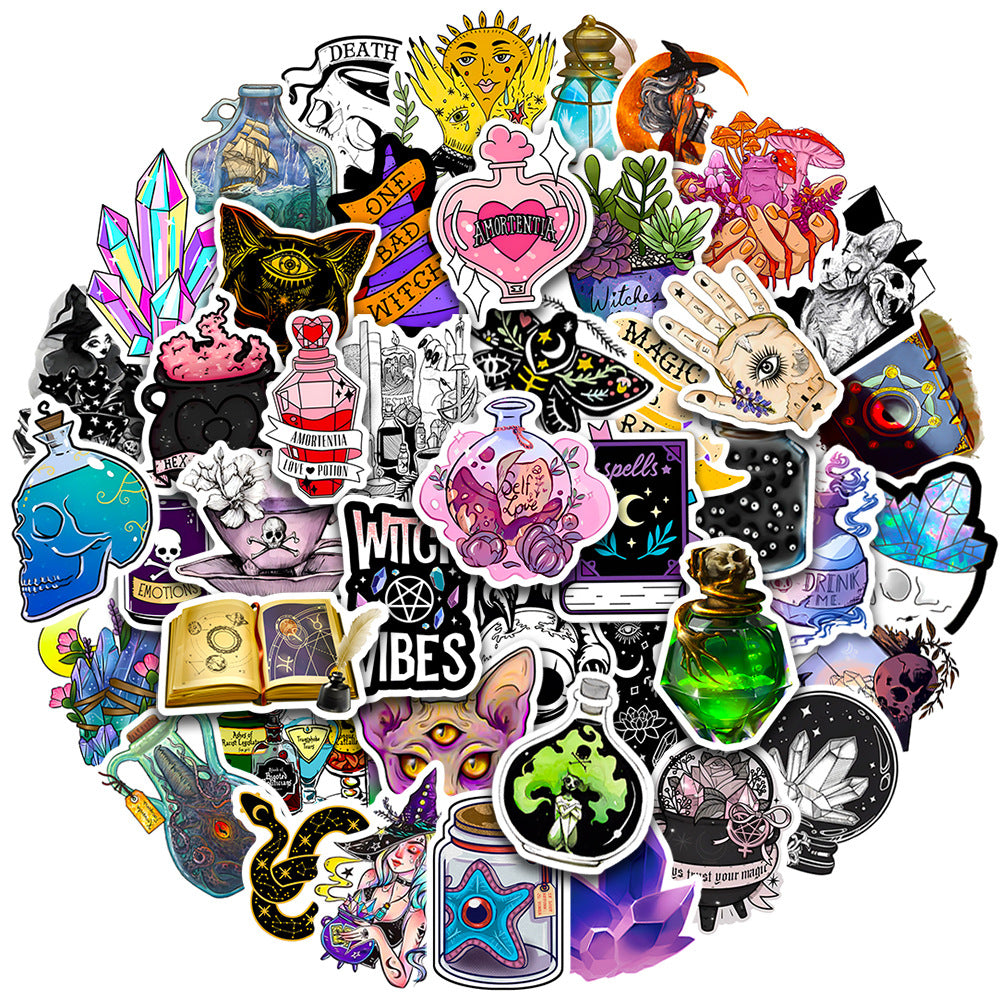 Stickers Graffiti imperméable 50 pièces de compartiment à bagages