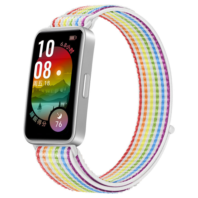 Bracelet velcro Nylon Loopback tout-match simple