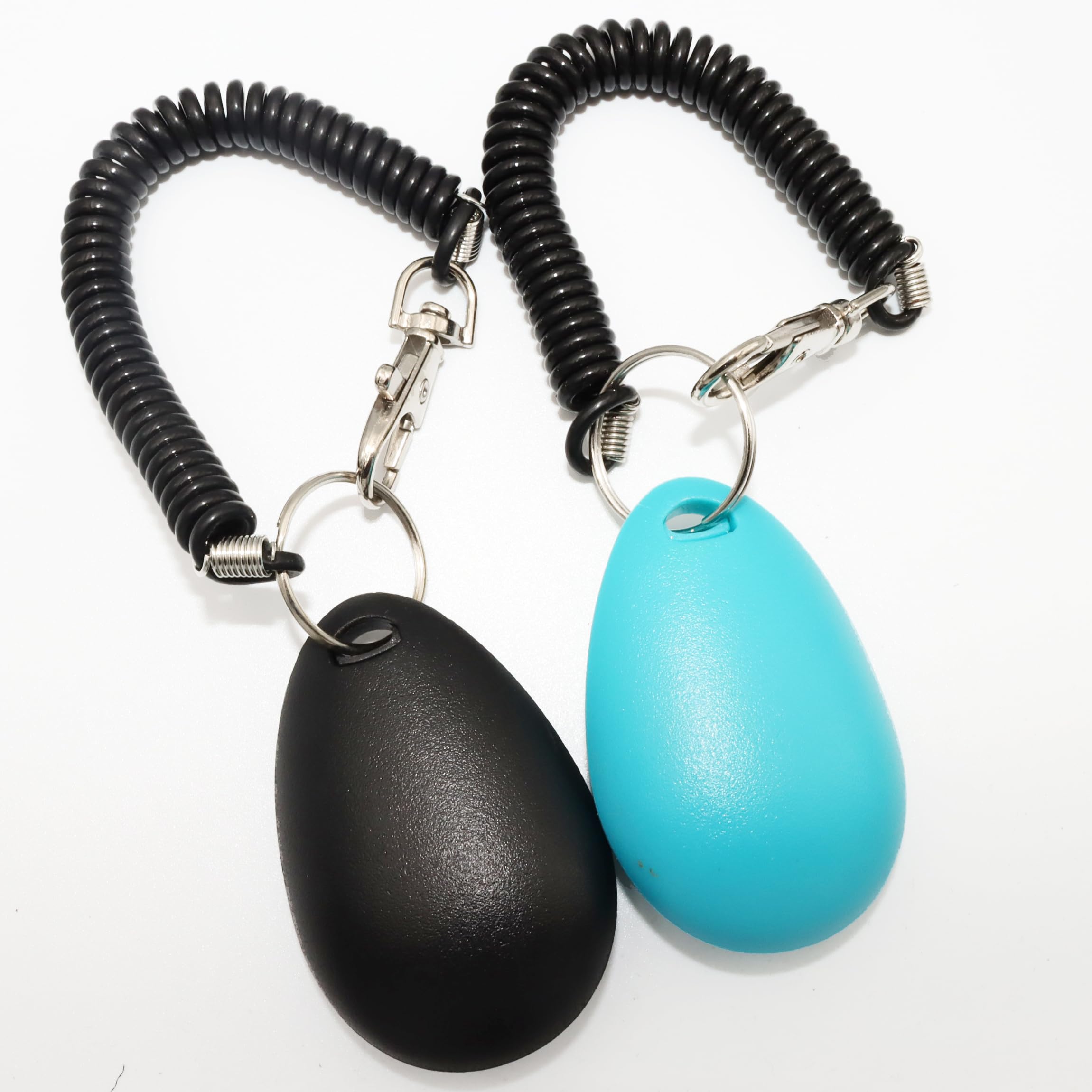Clicateur d'entraînement pour chien avec boucle de fer et porte-clés - Clicateurs d'entraînement pour chien pour chiot