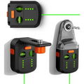 Outil de niveau laser 3-en-1 avec collecteur de poussière de forage