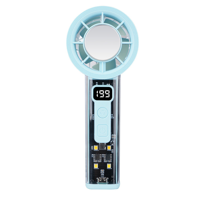 Mini ventilateur portatif haute vitesse avec affichage numérique de refroidissement à glace portable pour l'extérieur et des