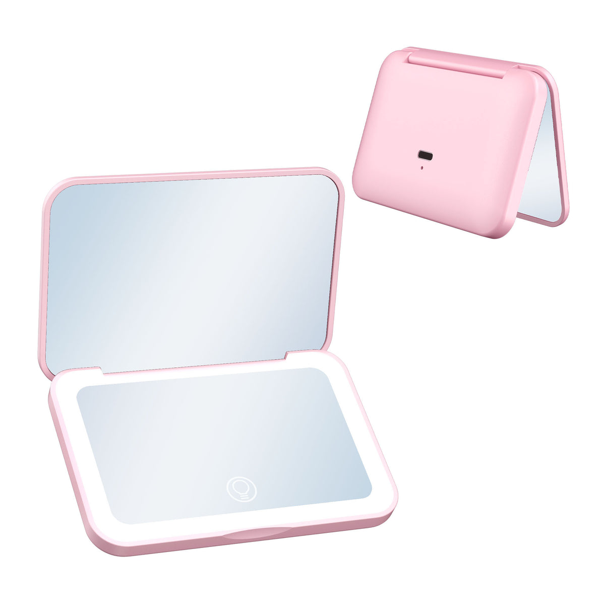 Miroir de maquillage à LED rechargeable