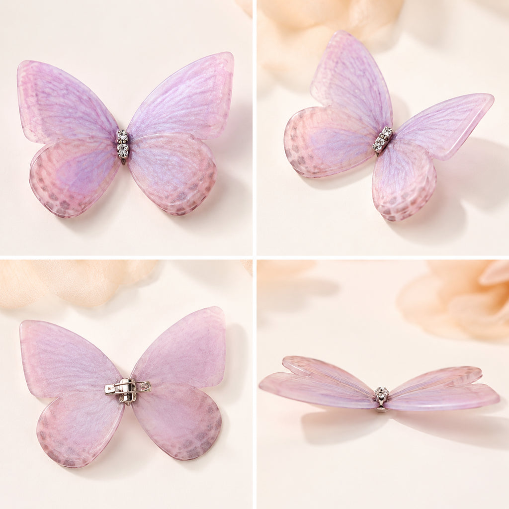 100 Mini Butterfly Craft Supplies - Papillons de simulation 3d doux