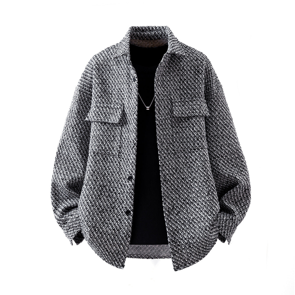 Veste Homme Américain-Style Retro Houndstooth