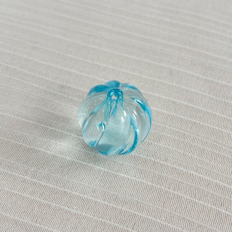 Perles de citrouille acrylique transparentes