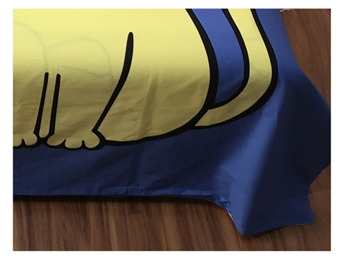 Coton Cartoon Une seule pièce peut être équipée avec une feuille de couverture