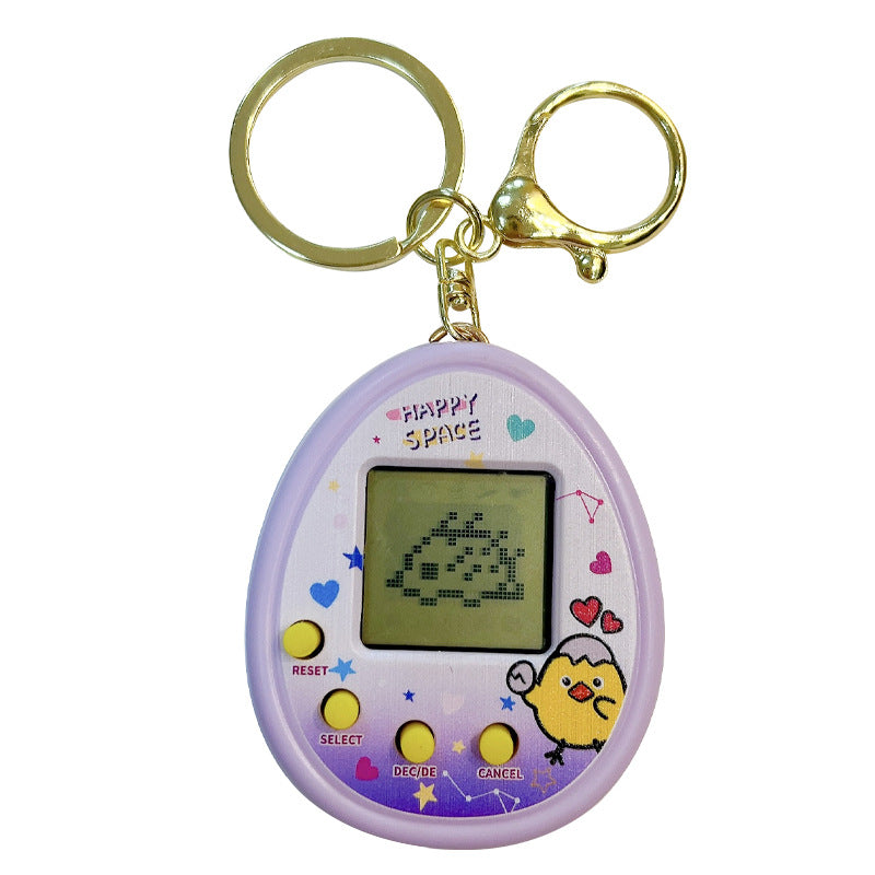 Electronic Pet Machine Mini Handheld Video Jeu Console Porte-clés Ornements
