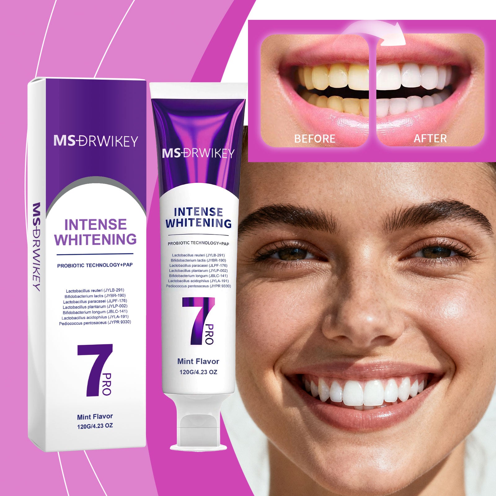 Dentifrice de blanchiment profond 120g 1box