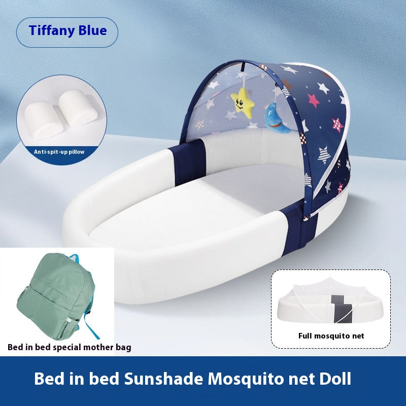 Lit bébé pliable Portable Anti-pression