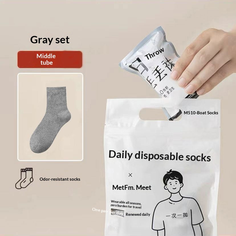 Chaussettes de sport de longueur moyenne, adaptées aux voyages