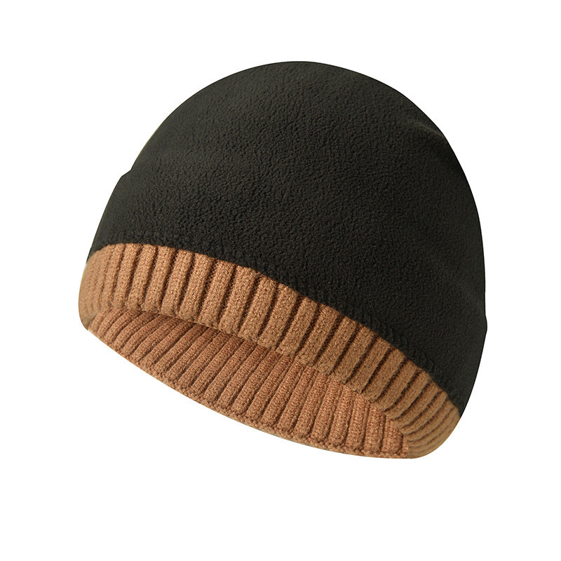 Chapeau épais en polaire d'hiver pour hommes