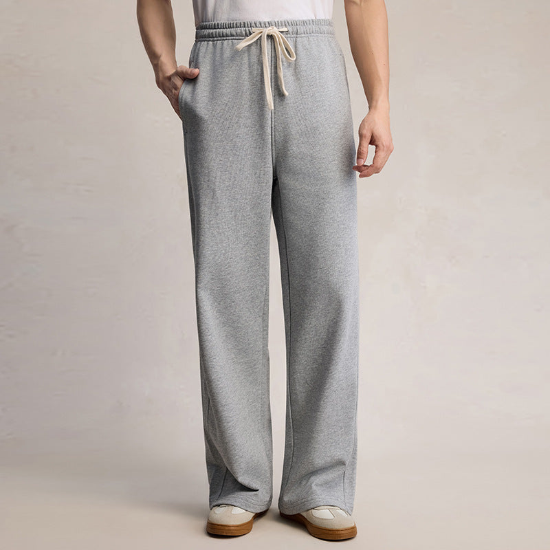 Sweatpants occasionnels à la jambe droite pour hommes