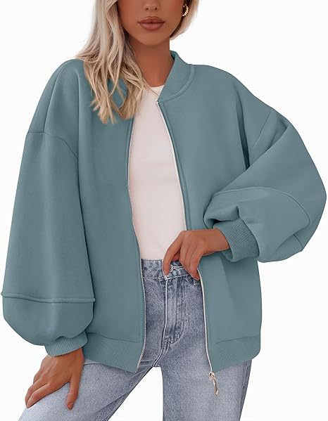 Autumn And Winter European and American Women's Casual Warm Jacket Baseball Collar Long-Sl