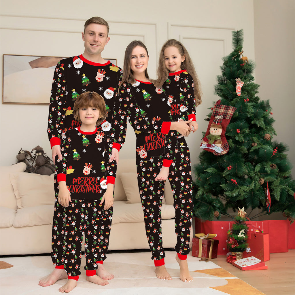 Fashion Christmas Parent-child Homewear Set de pyjamas
