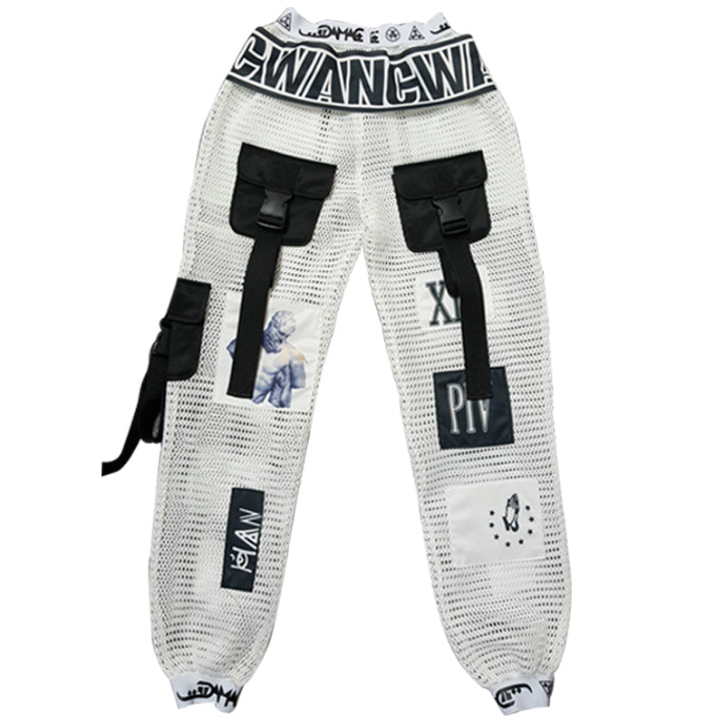 Femelle Autumn Handsome Trendy Ins Hip-hop Loose Leggings