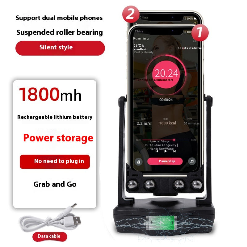 Compteur d'étapes de bascule Pedomètre de téléphone mobile Mute Safe Shaking Steps