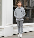 Garçons Slim Fit Gris Pantalon d'école Enfants Smart Casual Pantalon élastique taille 6-12Y