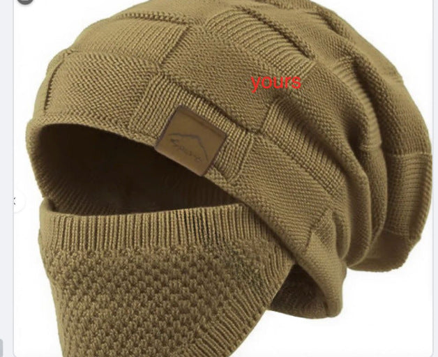 Chapeau de pull chaud tendance européen et américain avec un motif plat classique