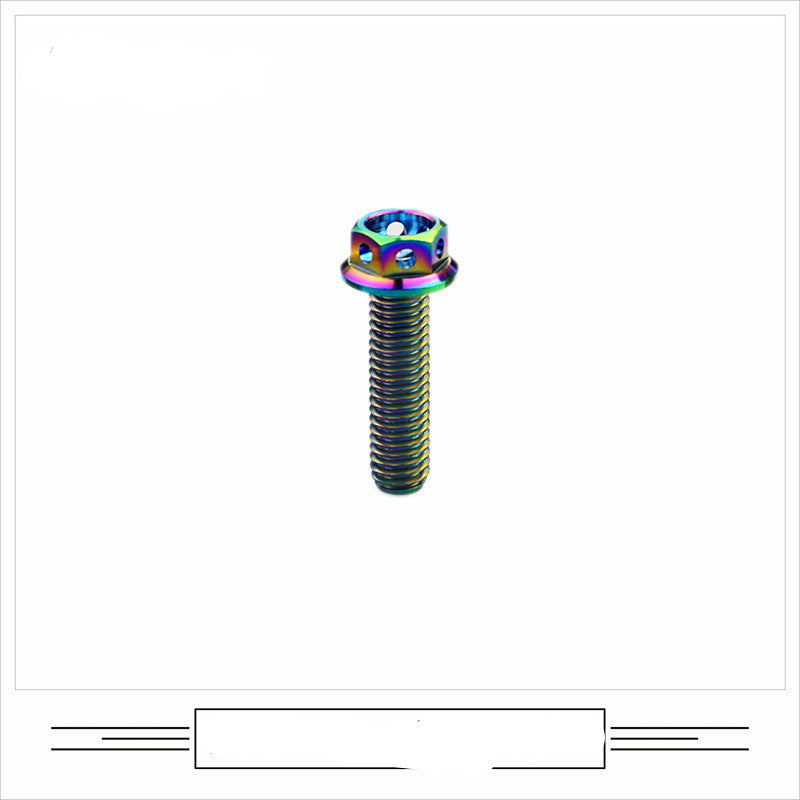 EFsolid Titanium Alliage Tête de vis Tête Plancher Vide Moto Vis modifiée
