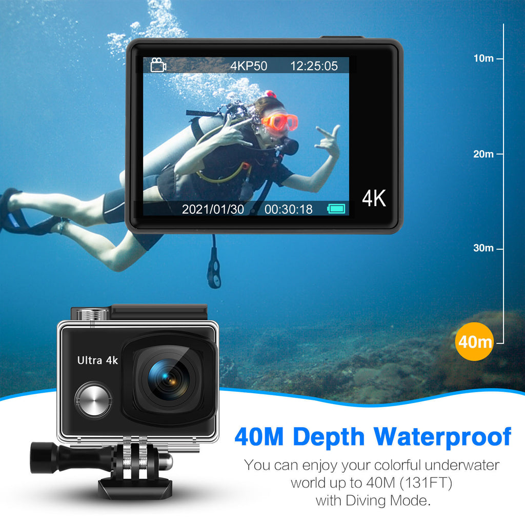4K HD Action Camera Anti-Shake Camera