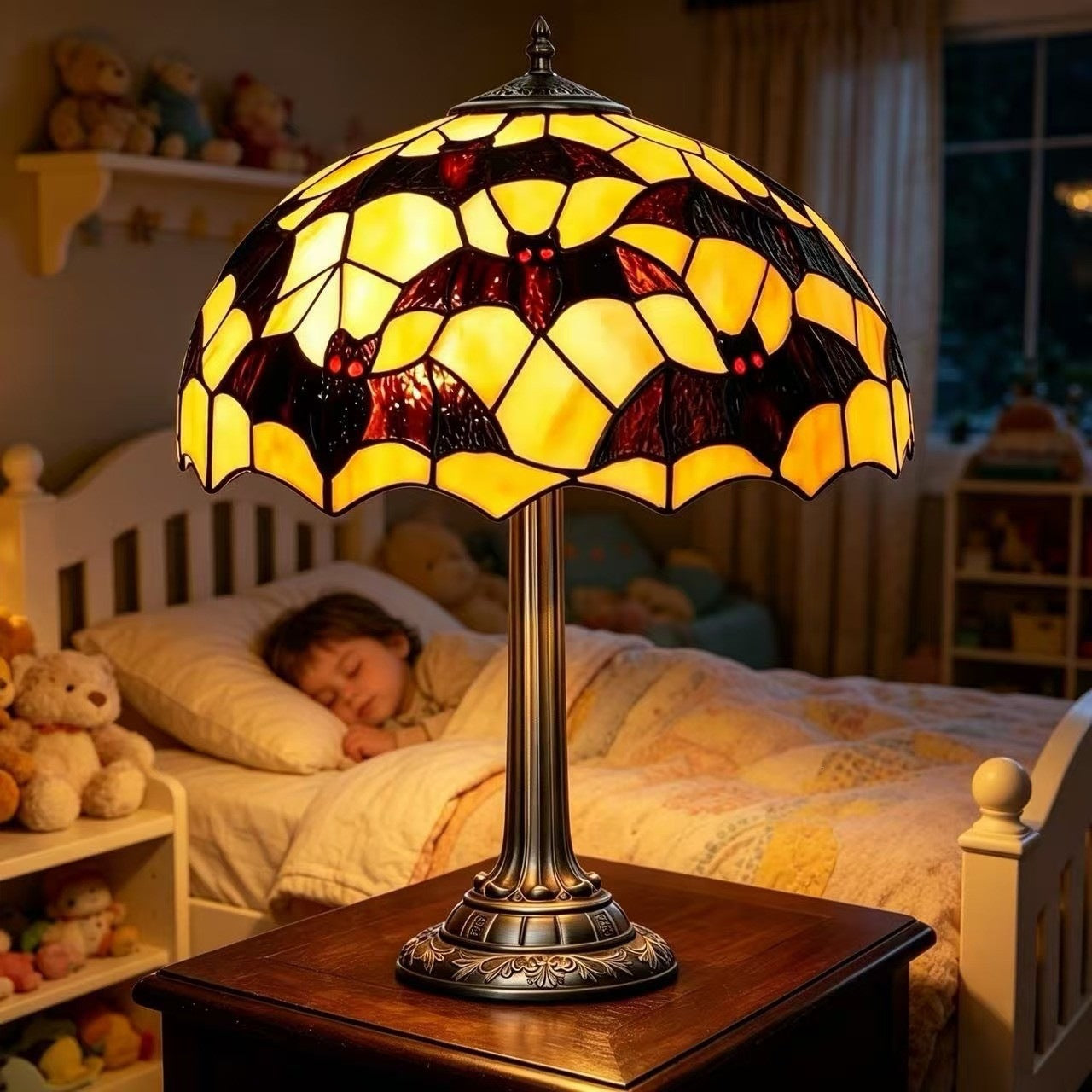 Lampe de table à chauve-souris personnalisée