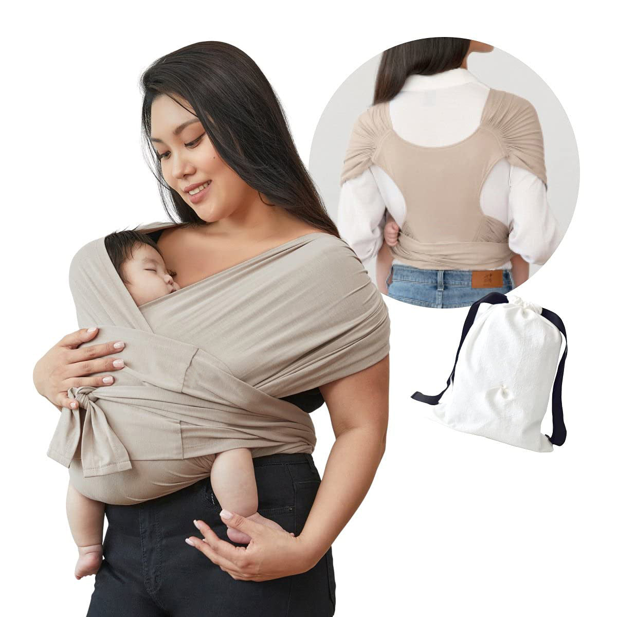 Été Cotton Cross Porte-bébé simple