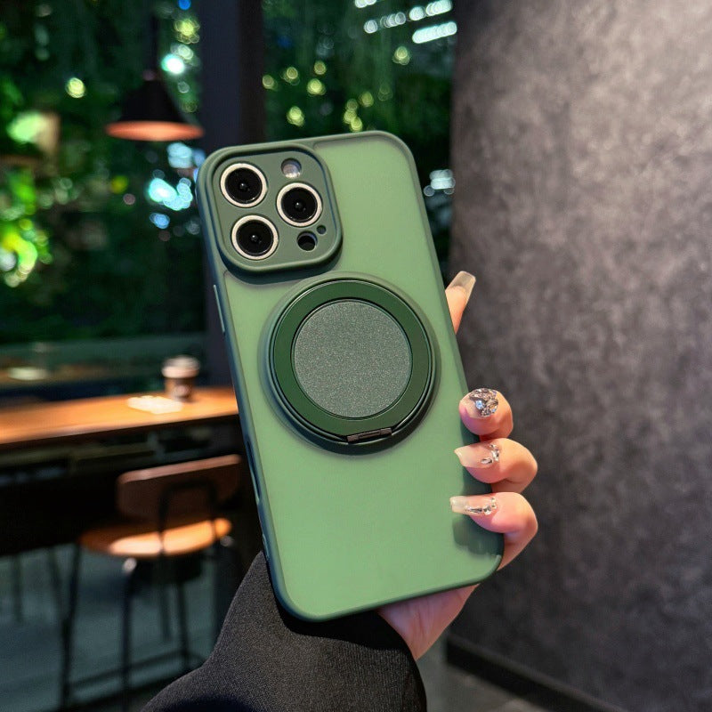 Manche de protection pour téléphone pivotant à aspiration magnétique
